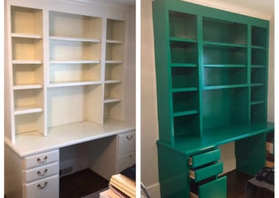 Carrie's Creations Interior Painters | Charlotte, NC | Built-ins Painting