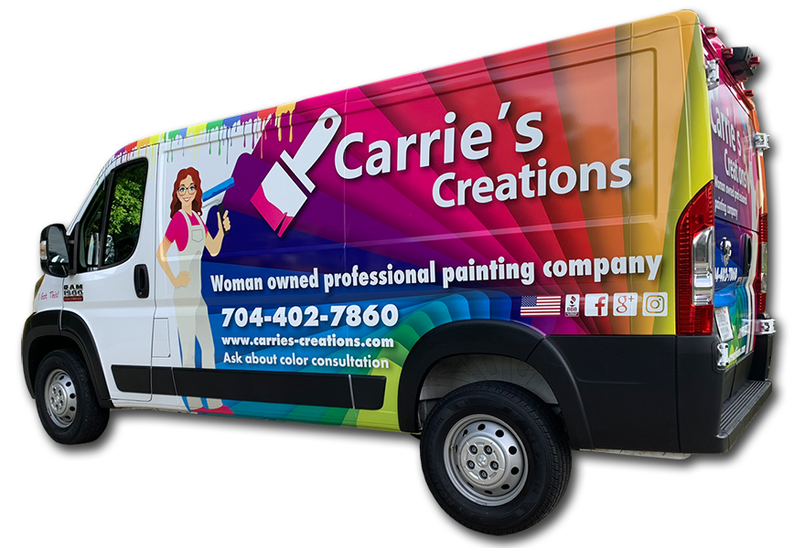 Carrie's Creations Woman Owned Painting Company Bertha Van